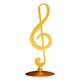 thumbnail image 1 of Adorno de nota musical creativa, escultura de símbolo musical para regalos para el hogar, recuerdos Zulema Nota estatuas, 1 of 7