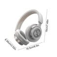 thumbnail image 3 of Pisexur Auriculares deportivos Bluetooth para juegos, con cable e inalámbricos, modo doble, plegables, suaves, de baja latencia y alta batería, 5.3 mm, para niños y adultos. Organizador de electrónic, 3 of 6