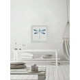 thumbnail image 4 of Marmont Hill Pastel Blue Dragonfly Framed Wall Art, 12" x 12", 4 of 6
