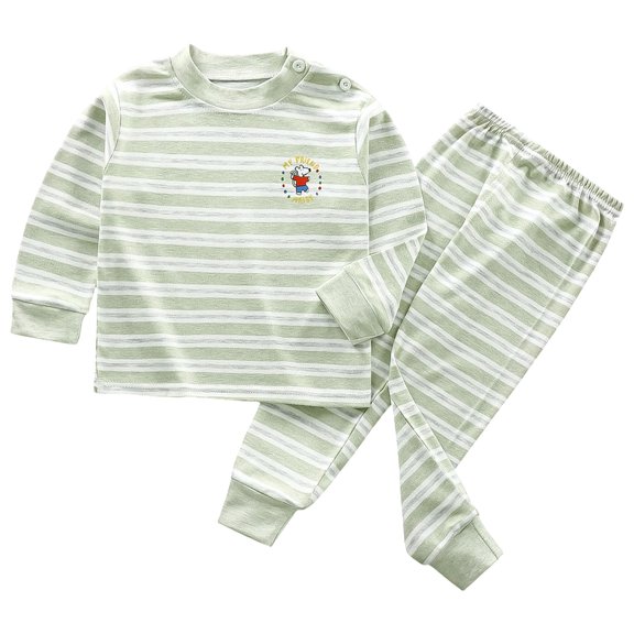 Duqingm 2Pcs Baby Girls Outfits 6 12 18 24 Months 2T 3T 4T 5T Baby Clothes Animal Print Long Sleeve T-Shirt and Elastic Pants for 2 Piece,6-12 Months