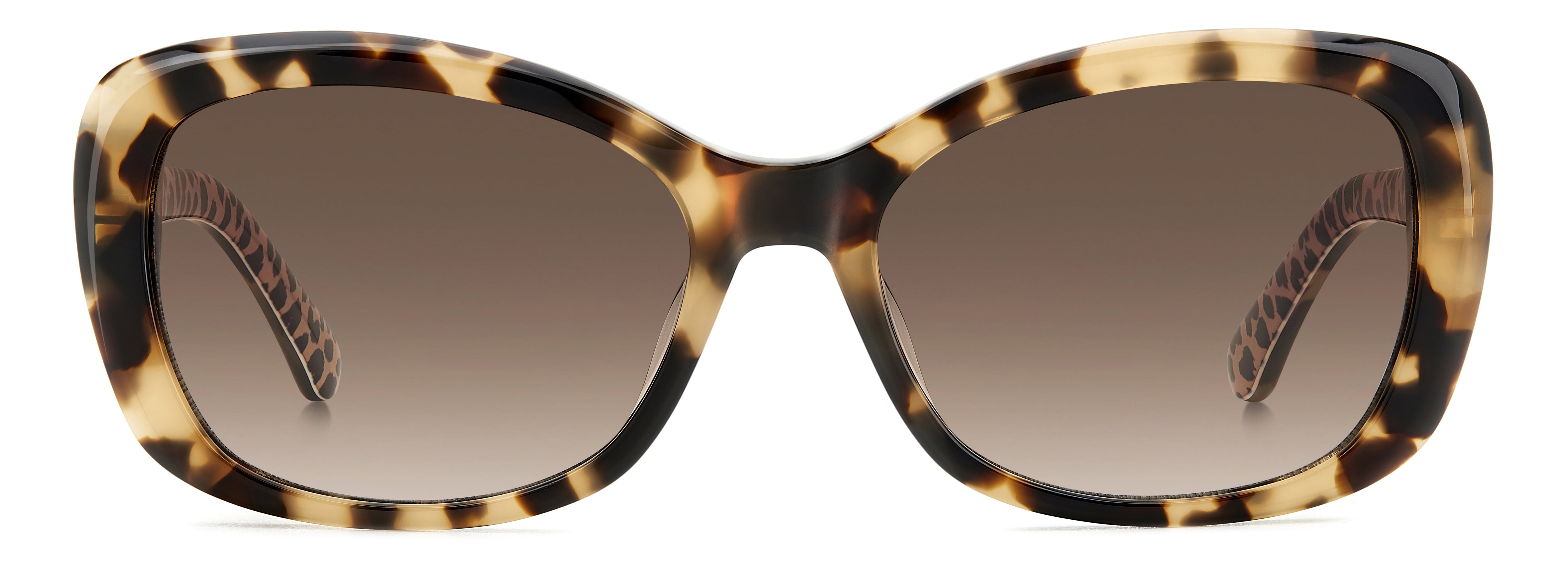 Kate Spade Women's Elowen/G/S/US Sunglasses w/ Case, Havana Pattern Beige