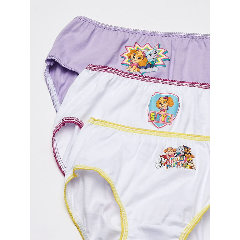 Paw Patrol Girls Underwear 7 Pack Briefs, Sizes 4-8