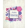 thumbnail image 3 of Kimberly, Allen 12x14 Black Modern Framed Museum Art Print Titled - Happy Anniversary Letter, 3 of 5