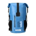 thumbnail image 3 of Mochila impermeable de 35 litros, 28 x 52 cm, para kayak y drifting. Azul, 3 of 8