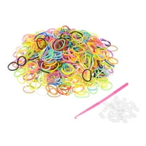 600Pcs Loom Rubber Band Kit with 25Pcs S-Clips and 1Pcs Hook, Multicolor
