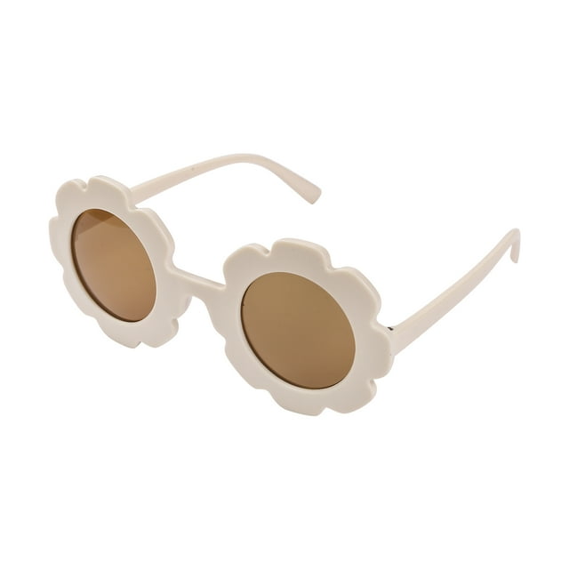ZAXARRA Lunettes de Soleil Rondes pour Tout-Petits Extérieur Anti-UV Lunettes Décontractées
