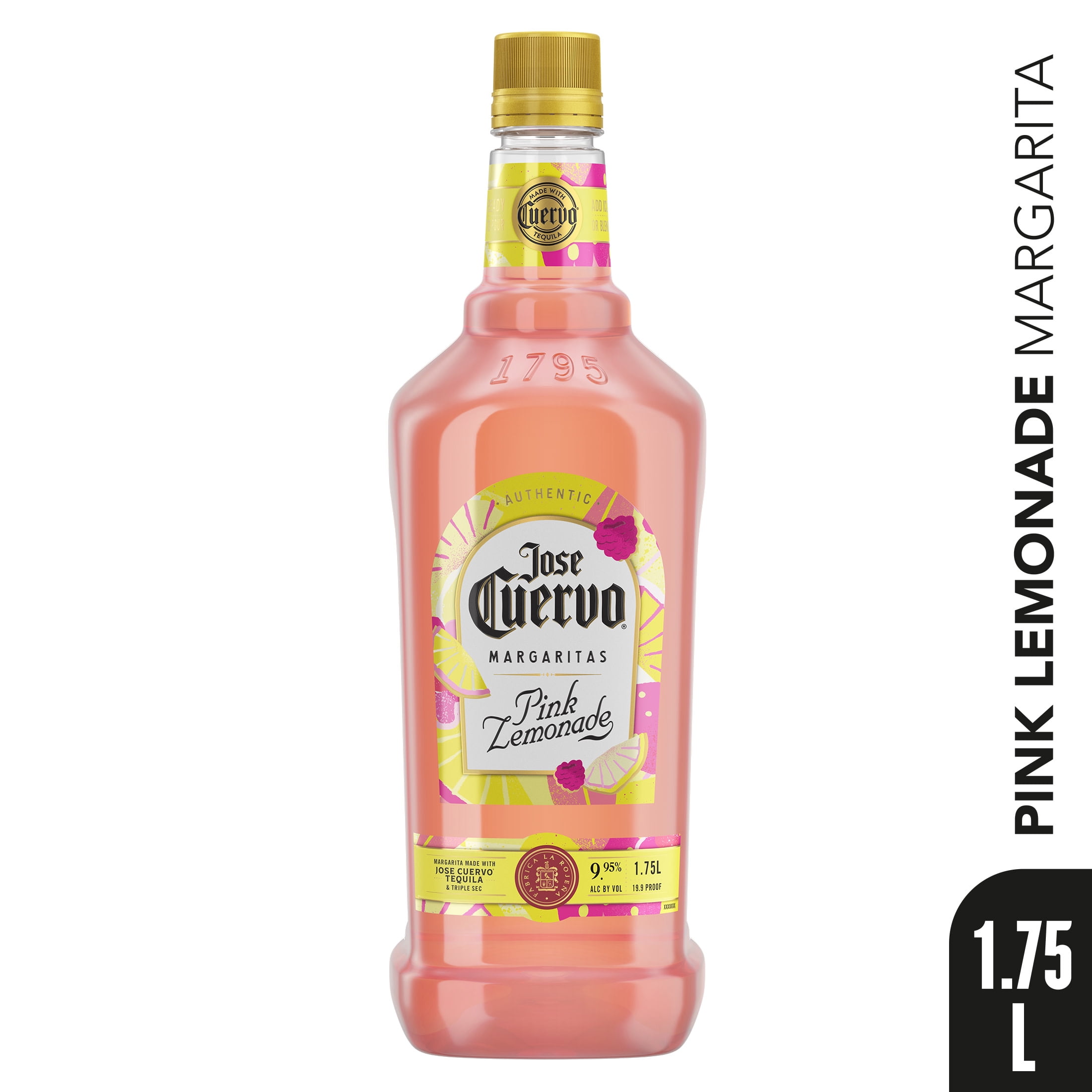 Jose Cuervo, Authentic Margarita, Pink Lemonade 1.75 L, 9.95% ABV