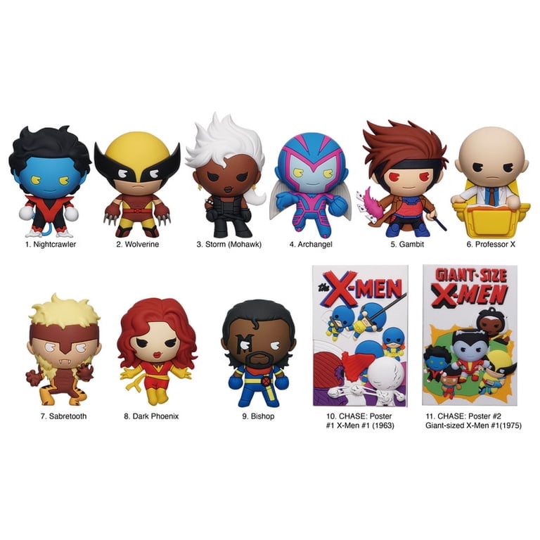 Marvel X-MEN 3D FOAM BAGCLIP - Collectible Marvel Bag Clip
