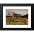 thumbnail image 2 of Gerhard Munthe 14x11 Black Modern Framed Museum Art Print Titled - Evening in the Forest (1880), 2 of 5