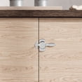 thumbnail image 2 of Chrome Hoosier Icebox Right Side Latch cupboard latch Lock Renovators Supply, 2 of 3