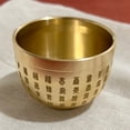 thumbnail image 4 of Cuenco de Tesoro Feng Shui Billuyoard Cien Bendiciones color oro 6CM, 4 of 6