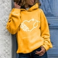 thumbnail image 2 of Pull à Capuche pour Femmes Pull Décontracté à Capuche pour Femmes Sweat-Shirt Imprimé à Manches Longues, 2 of 4