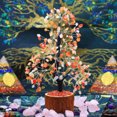 thumbnail image 4 of Advancent Árbol de cristal decoración Mineral espécimen Prop Festival regalo escena diseño hogar piedra artesanía decoración cristales decoraciones Decoración del hogar Rojo Advancent HA068005-04, 4 of 6
