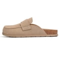thumbnail image 3 of KIDMI 100% Genuine Suede Clogs for Women Loafer-Style Leather Mules Slip On Shoes with Soft Cork Footbed, Tan, Size 43, 3 of 6