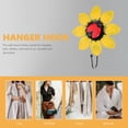 thumbnail image 4 of FENGGUIQU Gancho Metálico Amarillo Para Pared Con Floral Ideal Para Colgar Accesorios, 4 of 6