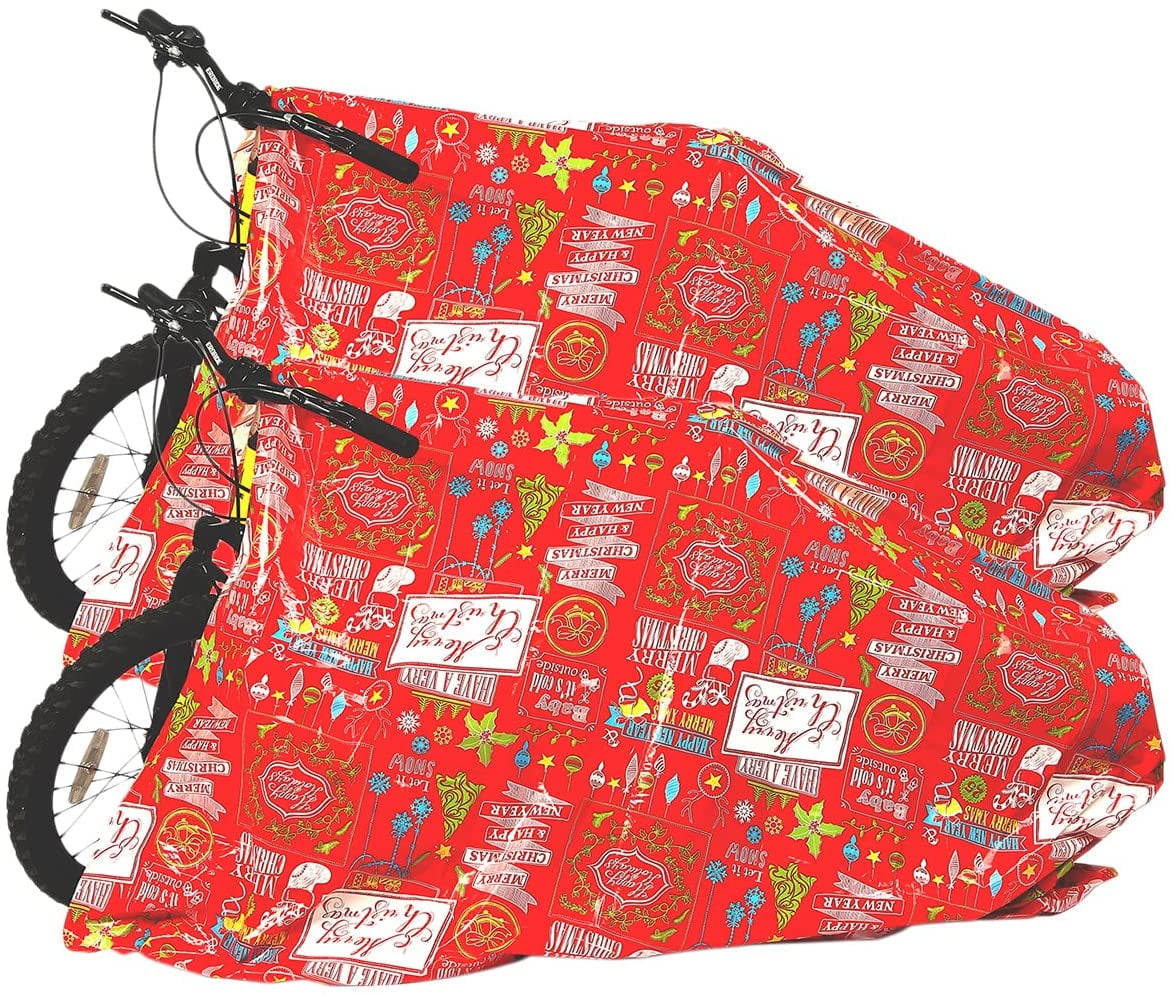 Christmas Bike Gift Bag Set,Jumbo Large Gift Bags For Huge Gifts,Pack Of 2  - Walmart.com