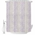 thumbnail image 2 of Purple Botanical Waterproof Fabric Shower Curtain,Farmhouse Spring Summer Branch Waterproof Fabric Shower Curtain for Bathroom Curtains Bathtubs Hotel Shower Curtains with 12 Hooks Small 36x78in, 2 of 8