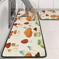 thumbnail image 2 of Kitchen Rugs Sets Of 2,Red Mushroom Frog Light Pattern Anti Fatigue Kitchen Mat Rugs Non Slip Washable,Decorative Kitchen Floor Mats for Kitchen,Sink,Laundry,17"x47"+17"x47", 2 of 5