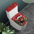 thumbnail image 3 of HELLHERO Christmas Tree and Christmas Calf Elastic Bottom Toilet Lid Dust Cover Set & Dustproof Fits All Toilet Shapes Elastic Edge with 2 Piece Toilet Seat Covers Set, 3 of 8