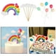 thumbnail image 5 of Globos nubes Iris pastel Toppers Set, 12 piezas niños Baby Shower cumpleaños Zulema Topper Multicolor Rainbow, 5 of 8