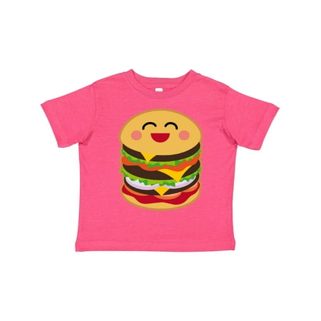

Inktastic Hamburger Kawaii Gift Toddler Boy or Toddler Girl T-Shirt