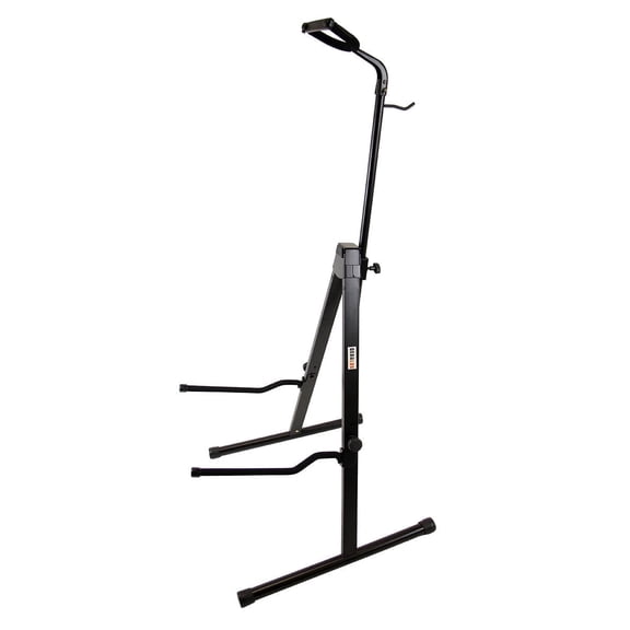 Gearlux Adjustable Cello Stand with Hook for Bow, 46-Inch Maximum Height, Collapsible for Easy Storage, Suitable for 1/2, 3/4, 7/8, 4/4 Scale