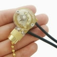 thumbnail image 3 of 3Pack Ceiling Fan Light Switch ZE-109 Fan Switch (Brass), 3 of 5