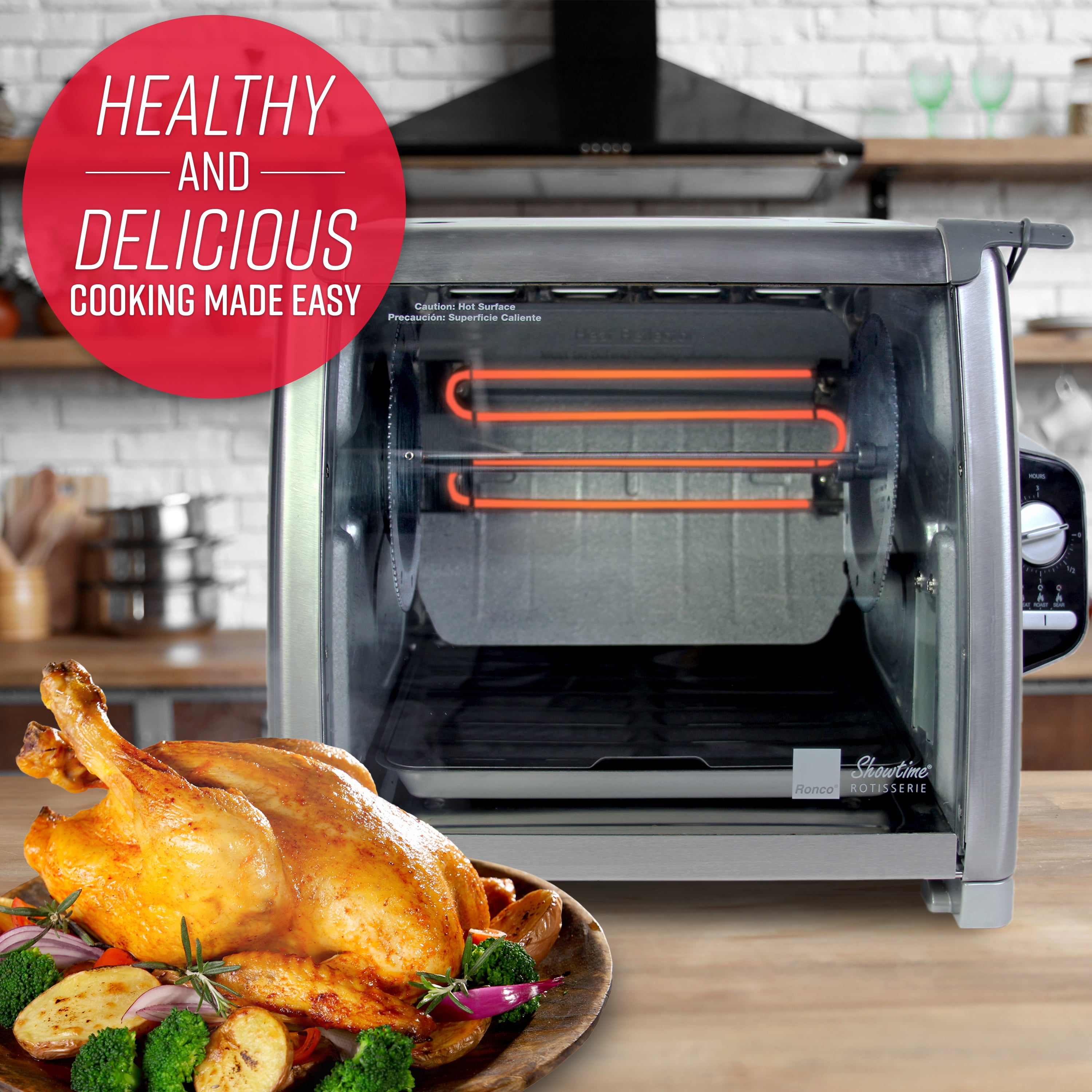 Ronco ST5500SSGEN 5500 Series Rotisserie Oven, Stainless Steel