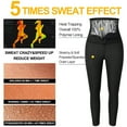 thumbnail image 2 of QRIC Sauna Sweat Pants for Women High Waisted Compression Slimming Weight Loss Hot Thermo Leggings Workout Active Wear Body Shaper Sauna Suit, 2 of 6