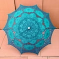 thumbnail image 4 of Elegant Lace Design Photography Umbrella Prop For Wedding Dance Events With Wooden Handle And 82cm Diameter, 4 of 8