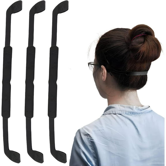 3 Pcs Silicone Glasses Strap Anti-Slip Eyeglass Strap,Sports Sunglasses & Eyeglasses Holder Straps
