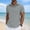 #Gray, variant on DPTALR Men's Casual Vacation Solid Color Button-down Collar Stylish Short Sleeve Shirt,White, S