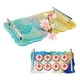thumbnail image 4 of Juego De Moldes Para Bandeja De Frutas Diy Con 2 Asas De Flecha Plateadas, 12 Colores, Lentejuelas Brillantes Para Decoración Del Hogar, Fiestas, Bares, Clubes Moyic FN002441-00, 4 of 6