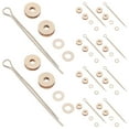 thumbnail image 6 of WEUVEB DIY Beige Bear Joints Wooden Metal Rotatable for Crafts 10Set, 6 of 8