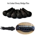 thumbnail image 4 of Clavijas de Puente de Ébano y Extractor de Clavijas para Guitarra Acústica Yuxing Negro, 4 of 4