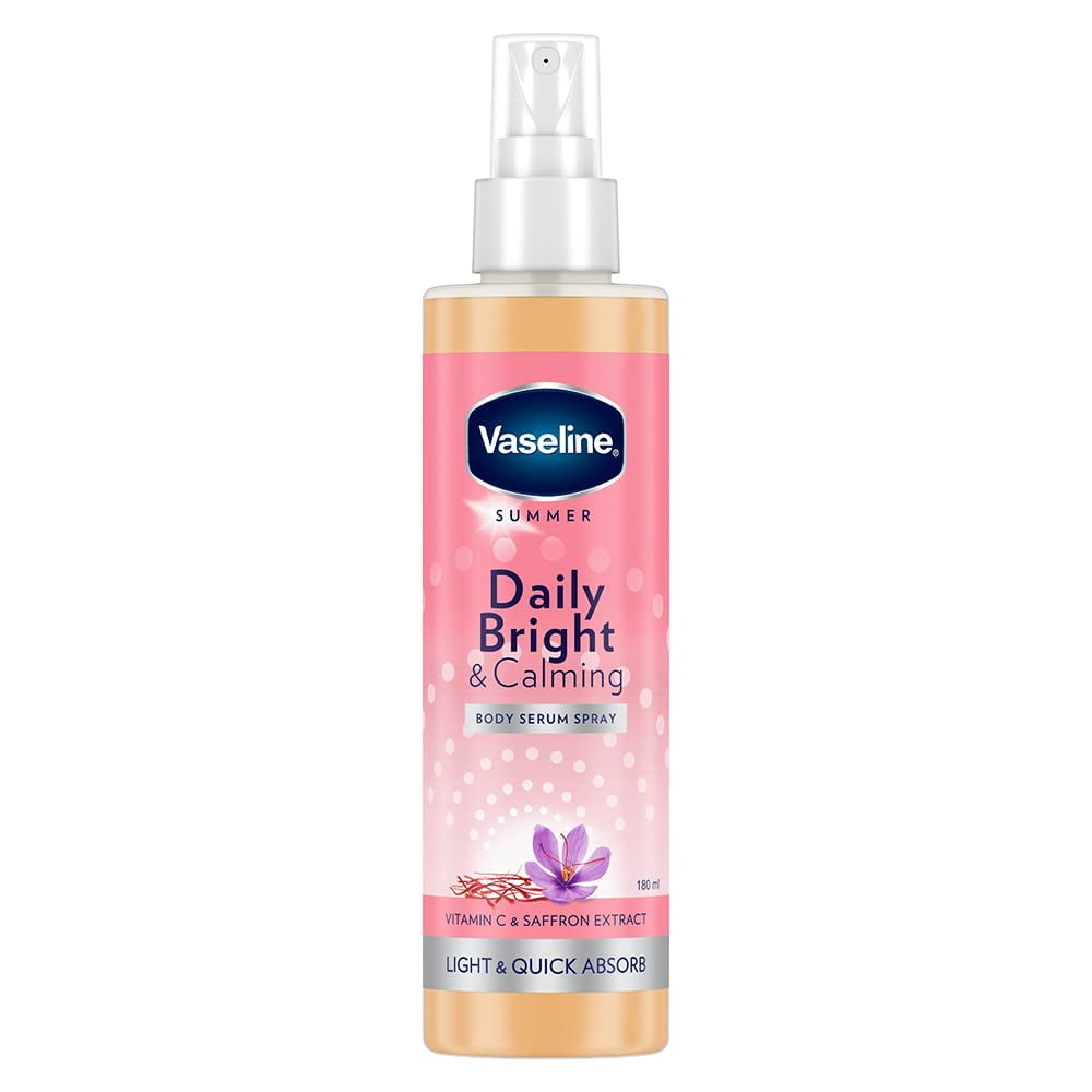 Vaseline Daily Bright & Calming Body Serum Spray 180ml