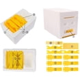 thumbnail image 4 of Haidf 1Pc Queen Bee Breeding Box, Queen Bee Rearing Beehive, Bee Mating Hive, Beekeeping Bee Pollination Box, Mini Mating Nuc Box, Beekeeping Supplies, White, 4 of 6