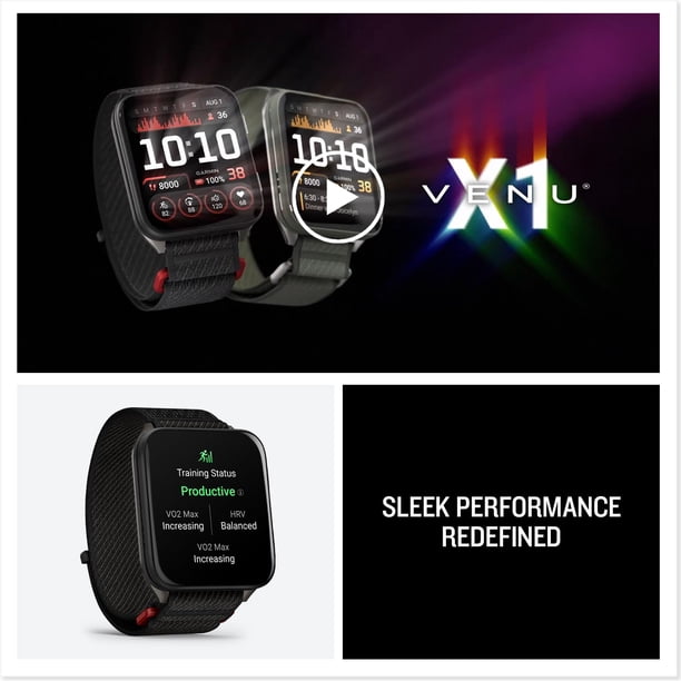 Garmin Venu® X1 GPS Smartwatch - Black - Walmart.ca