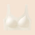 thumbnail image 2 of Sentmoon Womans Bra Sport Bra Comfortable Sheer Bralette Wireless Breathable Soft Stretch Seamless Comfort Light Support Solid Color Lightweight Everyday Bra for Travel Home and Lounge, 2 of 6