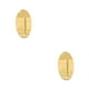 thumbnail image 4 of sweethay Adhesivo de espejo para pared, autoadhesivo ovalado, Rectangular, decoración artística para dormitorio, calcomanías espejadas, póster, adorno Oro oval 2piezas sweethay CBP029900, 4 of 5