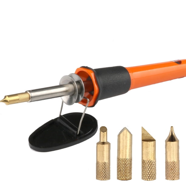 Juego de soldador portátil, herramienta de pirograbado para tallado de 30W, soldador eléctrico, herramientas de reparación de soldadura de mano, Kit de pluma de soldadura para grabar en relieve de mad