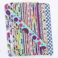 thumbnail image 2 of 3 Pieces Double Sided Random Color Emery Boards Nail Buffer Floral Printing Nail Files Manicure Files For Women, 2 of 4