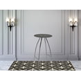 thumbnail image 2 of Pub Table Tempered Black Glass with Chrome Legs, 2 of 2
