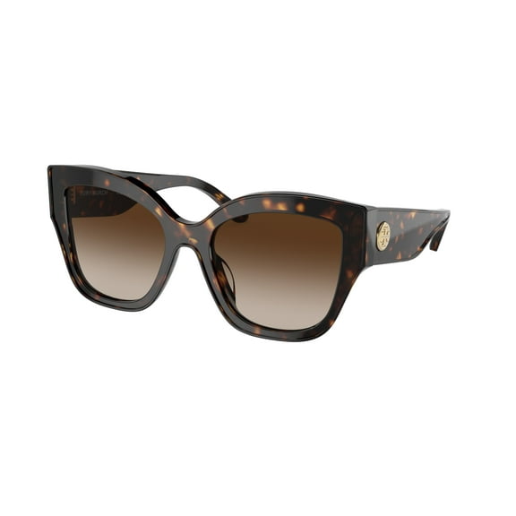 Tory Burch TY 7184U Plastic Womens Butterfly Sunglasses Dark Tortoise 54mm Adult