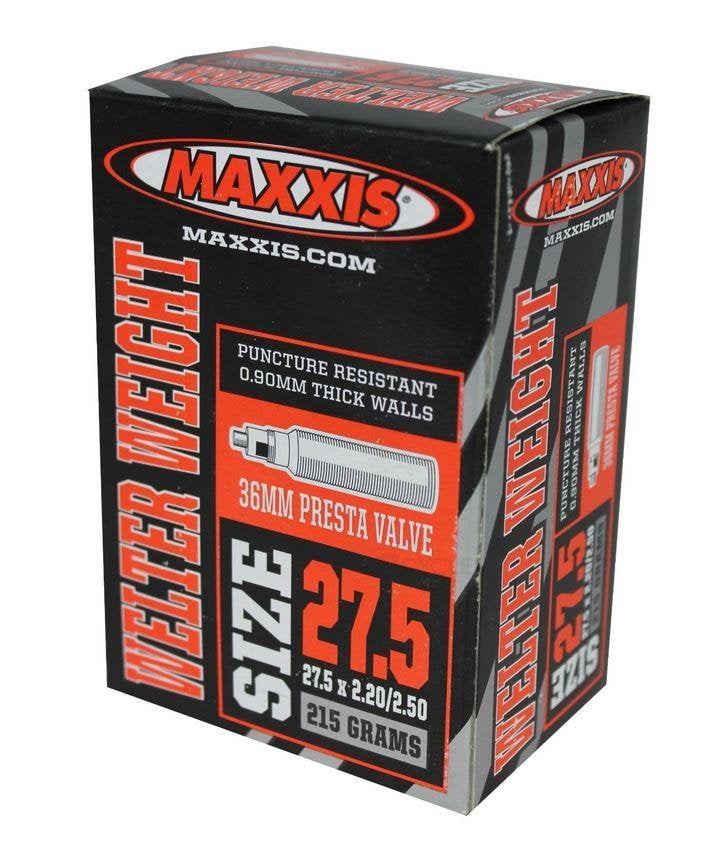 Presta Maxxis Plus Bicycle Tube w/Removeable Valve Core 29 x 2.5-3.0