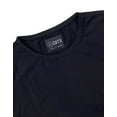 thumbnail image 2 of Cuts Clothing Men's Split Hem Crew Neck 4 Way Stretch Tee T-Shirt (Small, Black), 2 of 3