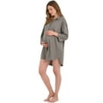 thumbnail image 4 of Joyspun Women's Maternity Button-Down Sleep Shirt, Sizes S-XXXL, 4 of 7