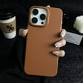 thumbnail image 3 of Matte Titanium gray Lichee leather pattern phone case for iPhone 16 15 14 13 12 11 Pro Max metal lens frame shockproof hard case YuanFeng Blue For iPhone13 Pro Max, 3 of 6