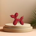 thumbnail image 2 of Adorno artístico y divertido con forma de perro con globos de colores vivos: decoración llamativa y divertida para el hogar y la oficina (rojo), 2 of 6