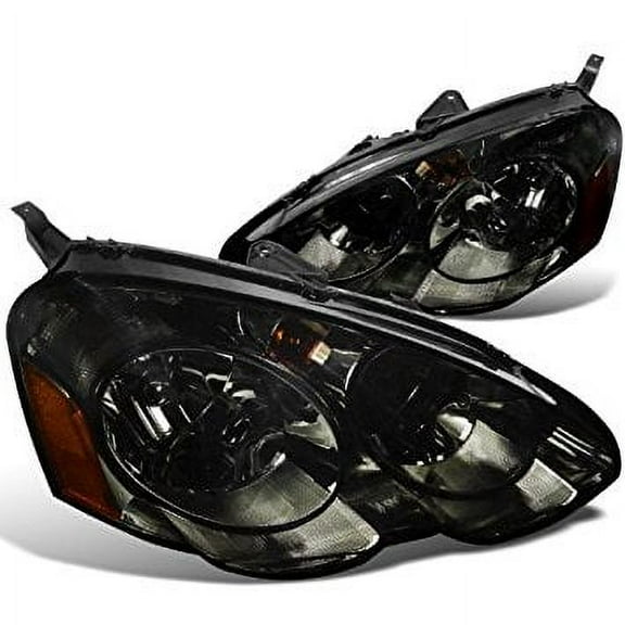Spec-D Tuning 2LH-RSX02G-RS Acura Rsx Jdm Tint Dc5 Oem Smoke Diamond Head Lights